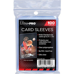 Ultra Pro Standard Sleeves Regular Soft Card (100 Sleeves) διάφανο