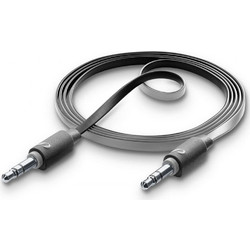 Καλώδιο Ήχου AUXMUSICK 3,5mm Jack 1m Black Cellular Line