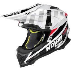 Nolan N53 Cliff Jumper 73 Metal White Κράνος Μηχανής Motocross