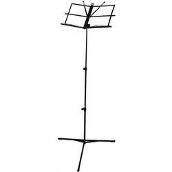 Αναλόγιο Μουσικής Ύψους 65-123cm Μαύρο 00001307