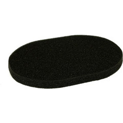 Replacement foam air filter element, oval