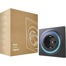 Fibaro FGWOF-011-8 socket-outlet Type F Black (FGWOF-011-8)