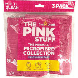 Απορροφητικά Pads Καθαρισμού The Pink Stuff Microfibre Αbsorbent Cleaning Pads Pink (3 pieces)