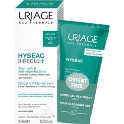 Uriage Hyseac 3-Regul Soin Global 40ml + Cleansing Gel 50ml