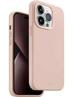 Uniq Lino Hue Magclick Back Cover Pink (iPhone 14 Pro Max)