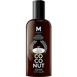 Mediterraneo Coconut Suntan Dark Αδιάβροχο Λάδι Μαυρίσματος Σώματος SPF15 100ml