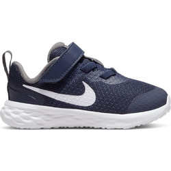 Nike Revolution 6 Παιδικά Αθλητικά Παπούτσια για Τρέξιμο Navy Μπλε DD1094-400