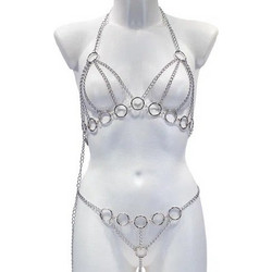 NAUGHTY TOYS Dreamgirl Metal Chain costume 2Pcs