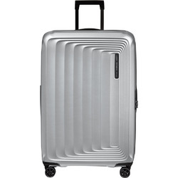 Samsonite Nuon Βαλίτσα Μεγάλη με 4 Ρόδες Ασημί