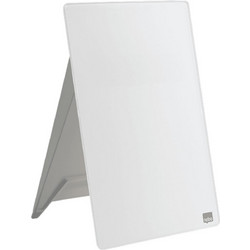 Nobo Glass Desktop Whiteboard Τρίποδο Λευκό 1905173