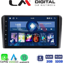 LM Digital ZN4049 Ηχοσύστημα Αυτοκινήτου με Οθόνη Αφής USB Bluetooth & GPS