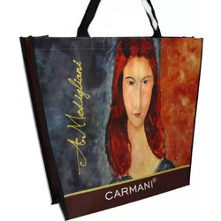 Τσάντα Ώμου Πλαστική Carmani Amedeo Modigliani 46x11x38cm 021-9012