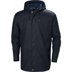 Helly Hansen Moss Rain Αθλητικό Ανδρικό Μπουφάν Χειμωνιάτικο Αδιάβροχο Navy Μπλε 53265-597