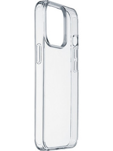 Cellular Line Clear Duo Hard Silicone for iPhone 15 Pro transparent