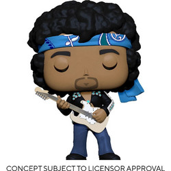 Funko Pop! Rocks Authetic Hendrix 244 Jimi Hendrix
