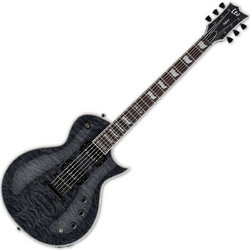 ESP LTD EC-1000 Piezo Ηλεκτρική Κιθάρα Single Cut με HH Μαγνήτες και Ταστιέρα Rosewood See Thru Black