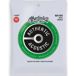 Martin Guitar MA140S Σετ 6 Χορδές Ακουστικής Κιθάρας 80/20 Bronze 12-54" Light Tension