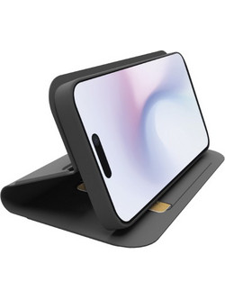 SBS WALLET SMOOTH STAND BOOK IPHONE 16 PRO MAX black