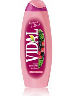 Vidal Berries & Musk Bath Foam Αφρόλουτρο σε Gel 500ml