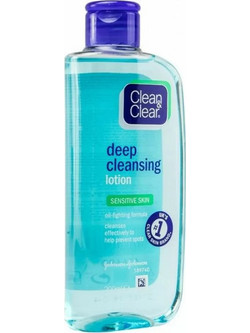 Clean & Clear Deep Cleansing Sensitive Skin Ενυδατική Λοσιόν Καθαρισμού Προσώπου 200ml