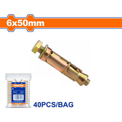 WADFOW WDQ5915 ΒΙΣΜΑΤΑ ΜΕΤΑΛΛΙΚΑ ΜΕ ΒΙΔΑ 6 Χ 50 40ΤΕΜ