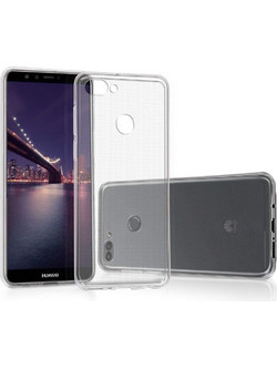 Slim TPU θήκη Σιλικόνης για Huawei Y9 2018 - Διαφανές