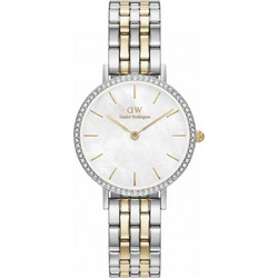 Daniel Wellington Petite Lumine Γυναικείο Ρολόι με Ασημί Μεταλλικό Μπρασελέ DW00100665