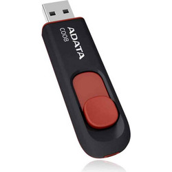 Adata DashDrive C008 16GB USB Stick 2.0 με USB-A Μαύρο