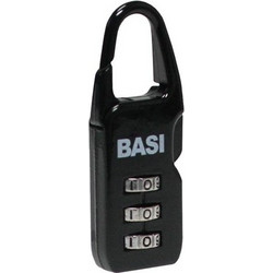 Λουκέτο Αλουμινίου Με Συνδιασμό Basi Μαύρο 20mm (6100-0115)
