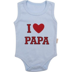 Κορμάκι Βρεφικό Αμάνικο Papa W9020 - ΓΑΛΑΖΙΟ