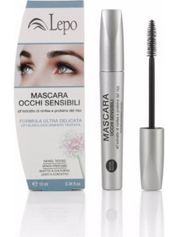Lepo Sensitive Eyes Mascara Μάσκαρα Για Ευαίσθητα Μάτια (Ειδική Φόρμουλα με Καταπραϋντική Δράση-Χρήστες Φακών Επαφής) 10ml