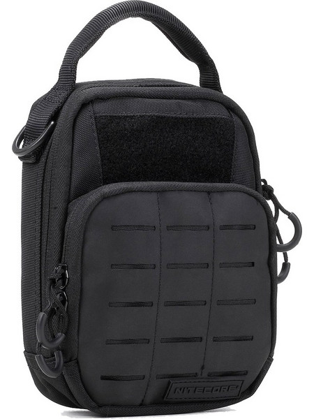 Nitecore Tactical Pouch Ανδρική Τσάντα Ώμου / Χιαστί Μαύρη NDP10