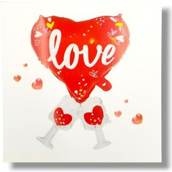Μπαλόνι foil love you σε σχήμα καρδίας