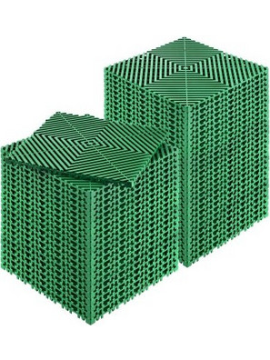 VEVOR Διαπλεκόμενο Στρώμα Αποστράγγισης 30x30 εκ. Δάπεδο Πλακιδίων CKPSD10X10YCS8XCRV0