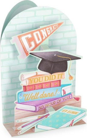 Legami Pop-Up Card - Pop-Up Ευχετήρια Κάρτα Graduation Books BGPU0025
