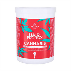 Kallos KJMN Pro-tox Cannabis Oil Μάσκα Μαλλιών Κερατίνης για Όγκο για Ταλαιπωρημένα Μαλλιά 1lt