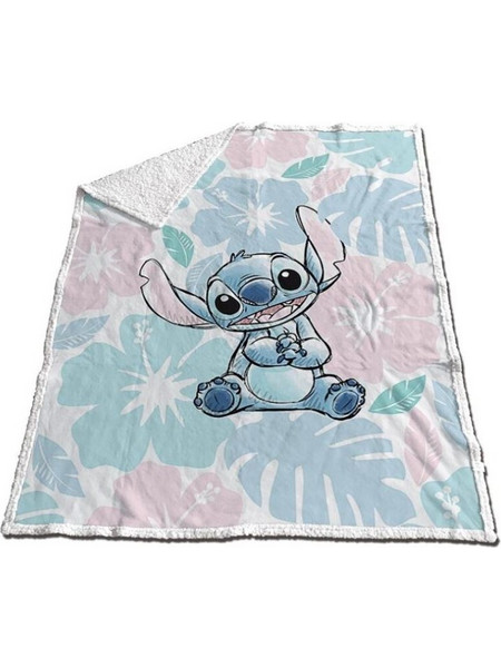 LILO & STITCH - Sherpa Blanket 130x170cm - Stitch