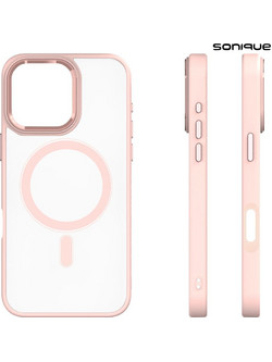 Sonique Magnetic MagMetal Θήκη iPhone 16 Pro Pink
