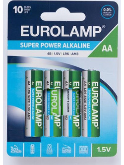 Eurolamp Super Power Alkaline AA 4τμχ