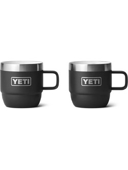 Yeti Espresso Mugs 6 OZ 2 PK Σατινέ μαύρο