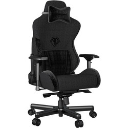 Anda Seat T-PRO II Καρέκλα Gaming Υφασμάτινη με Ρυθμιζόμενα Μπράτσα Μαύρη