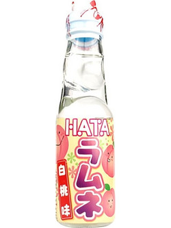 Hata Ramune Αναψυκτικό White Peach 200ml (HATA070)