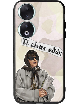 Θήκη Epic Quotes - Christina Markatou Honor 90 5G Groove TPU (Tempered Glass και TPU)