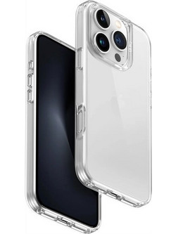 Uniq 'Air Fender' Protective Clear Case for iPhone 16 Pro / Nude (Transparent)
