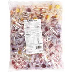 Γλειφιτζούρια φρούτων χύμα ΒΙΟ (100 τεμ) YUMEARTH 620g - Yumearth