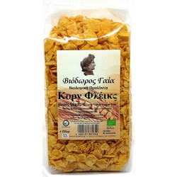 Corn flakes χωρίς ζάχαρη βιολογικό Βιόδωρος Γαία' 200gr - Βιόδωρος Γαία