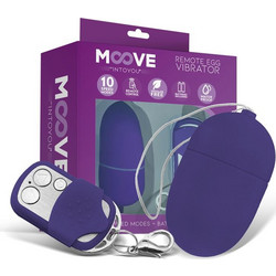 IntoYou Moove Vibrating Egg Medium Δονητής Egg για Ζευγάρια με Τηλεχειριστήριο Μωβ