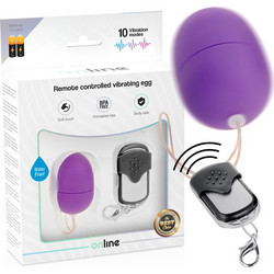 Online Remote Control Vibrating Egg Small Δονητής Egg για Ζευγάρια με Τηλεχειριστήριο Μωβ