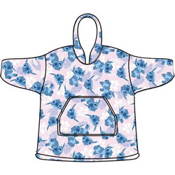 LILO & STITCH - Sweat Poncho - Adult Size