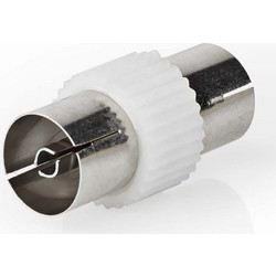 Nedis Satellite & Antenna Adapter Iec (Coax) Female White - (CSGB40941WT)